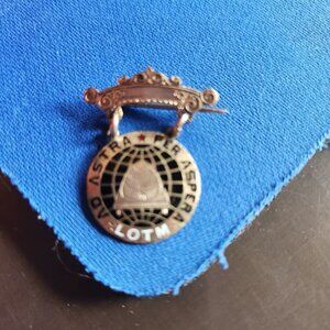 Antique LOTM Lady Ladies of the Maccabees Pin. 1920's.  Estate Piece